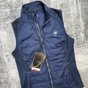 Zero Restriction Tess Vest Women Small Blue Hybrid Insulated Golf Pickleball NEW